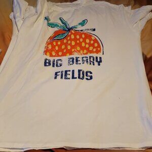 Big berry fields oversized shirt